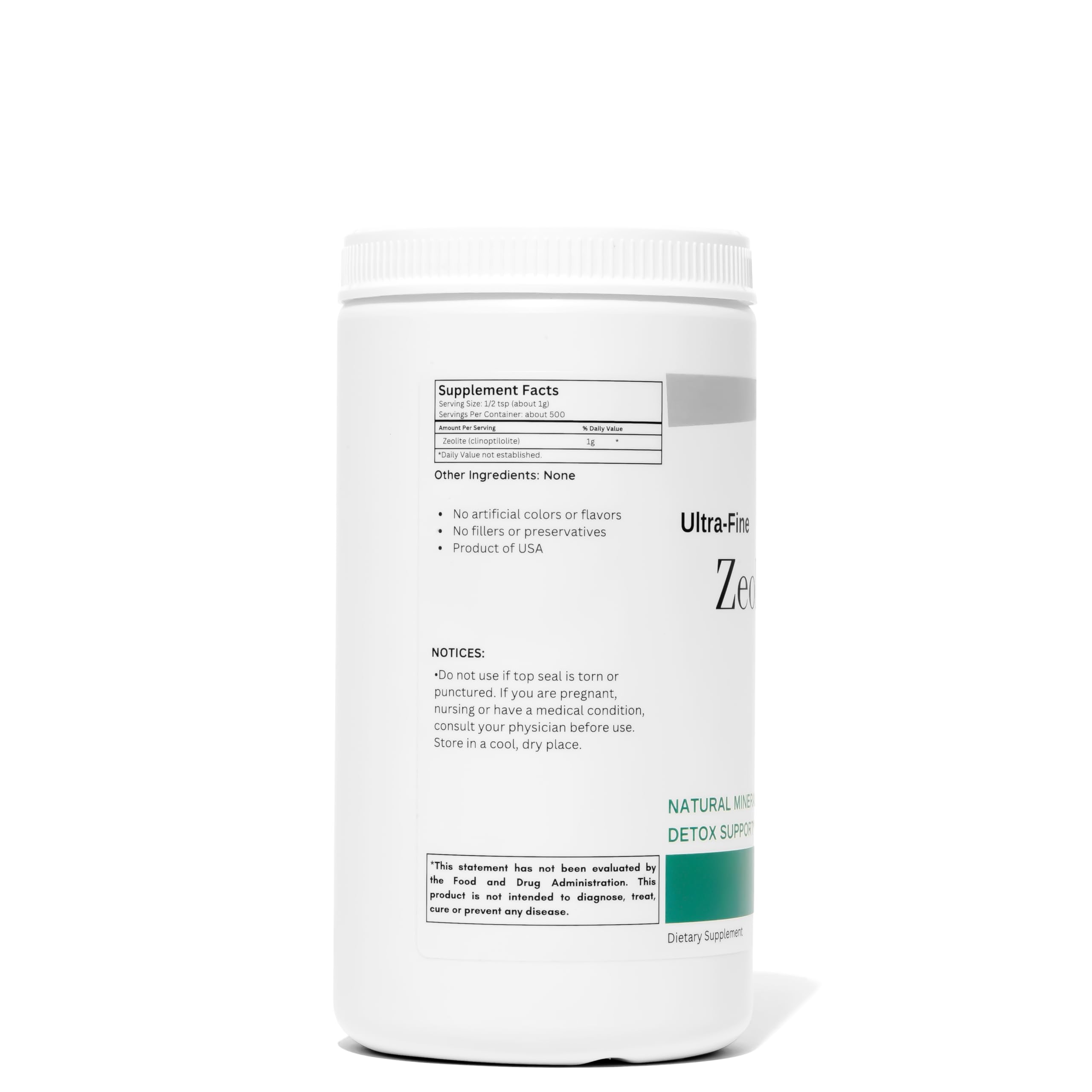 Organic Excellence Zeolite Clinoptilolite Powder – Pure Micronized Mineral Supplement – Supports Gut Health, Cleansing Support & Internal Balance – Non-GMO, Vegan – 500 Servings Organic Excellence buy supplements canada