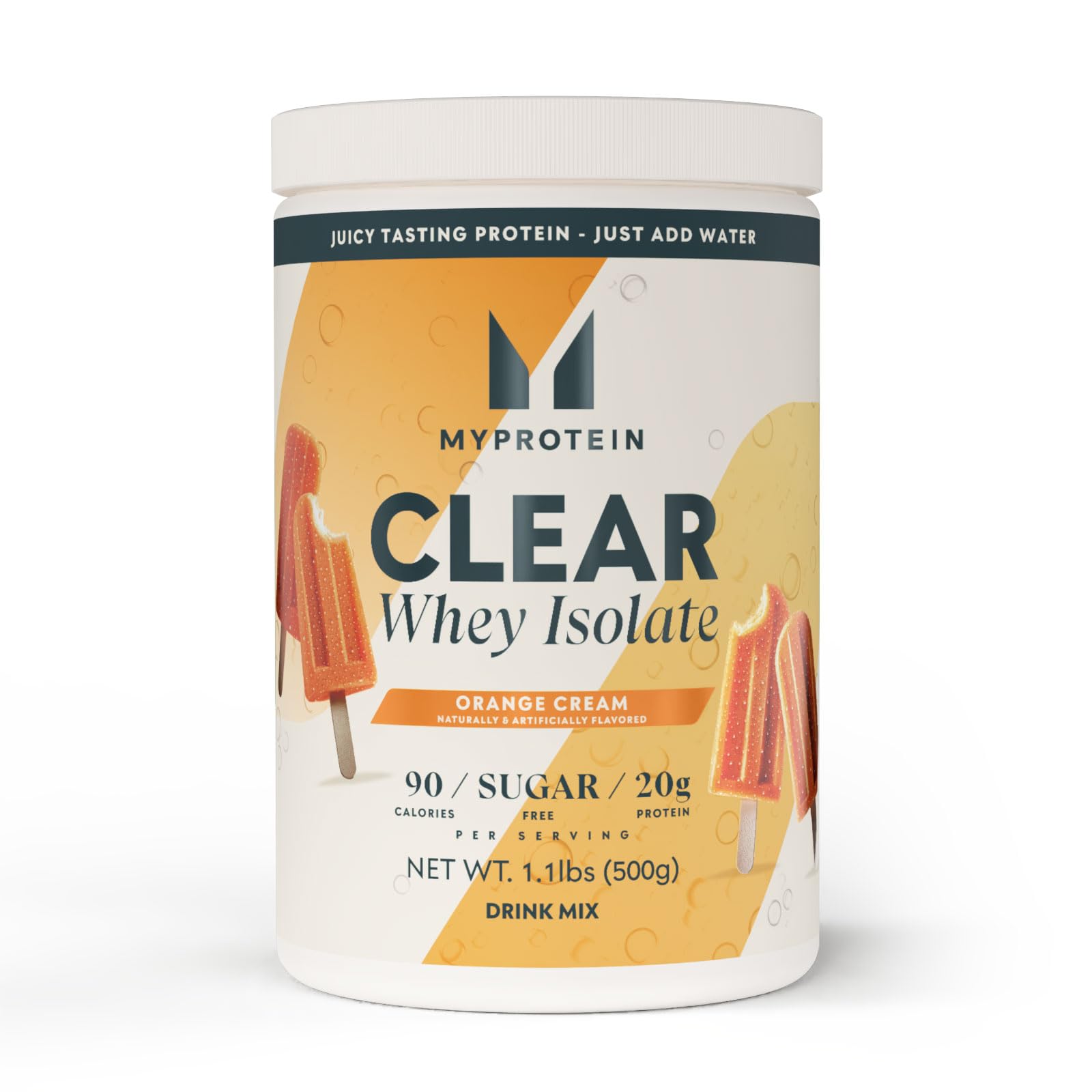 Myprotein Clear Whey Isolate Protein Powder, 20 Servings (1.1lbs) Orange Cream, 20g Protein per Serving, Naturally Flavored Drink Mix, Daily Protein Intake for Superior Performance Myprotein buy supplements canada
