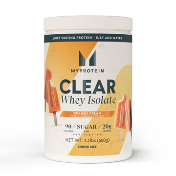 Myprotein Clear Whey Isolate Protein Powder, 20 Servings (1.1lbs) Orange Cream, 20g Protein per Serving, Naturally Flavored Drink Mix, Daily Protein Intake for Superior Performance Myprotein buy supplements canada