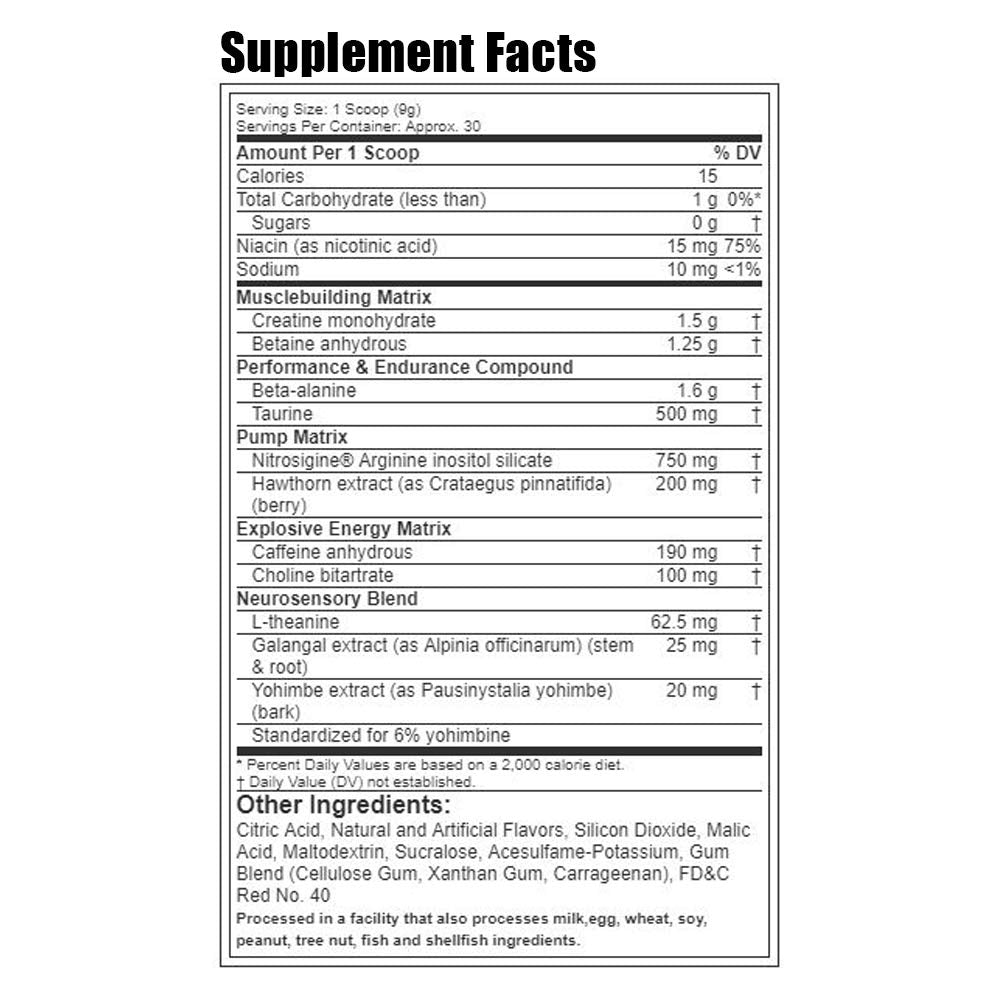 Pre Workout Powder | MuscleTech Vapor X5 for Men & Women, Energy Drink Mix Sports MuscleTech buy supplements canada