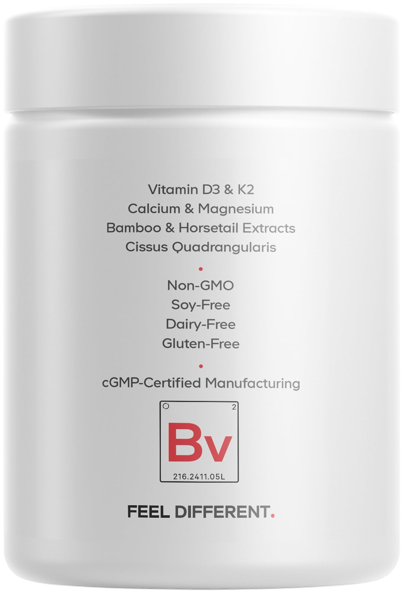 Codeage Bones Vitamins+ - Vitamin D3 & K2, Vitamin C, Calcium, Magnesium, Zinc, Hesperidin, L-Lysine, Manganese, Bamboo, Horsetail, Cissus, Boron, Trans-Resveratrol, Non-GMO Supplement - 90 Capsules Codeage buy supplements canada