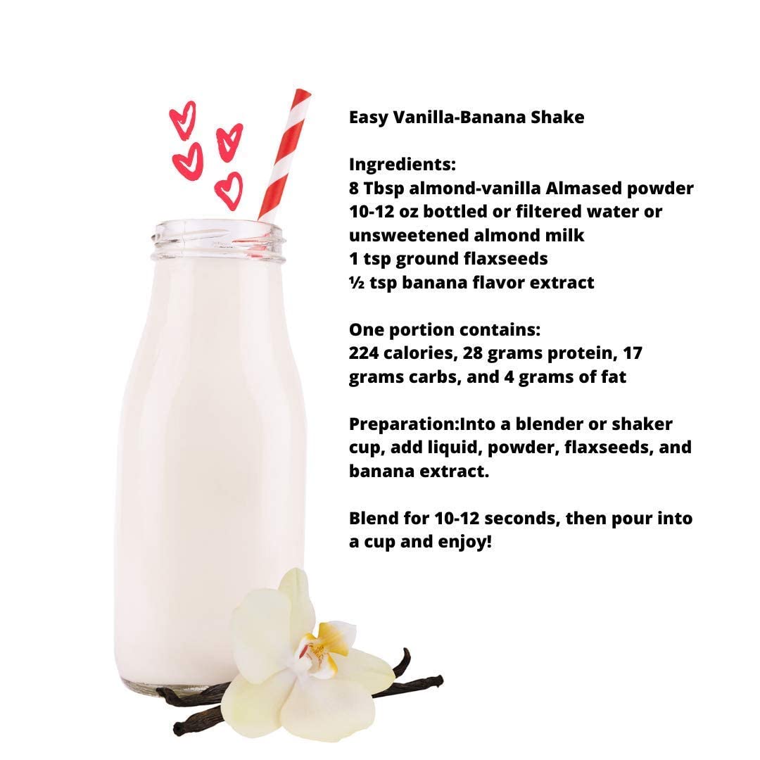 Almased Vanilla shakes – Gluten-Free, non-GMO Powder – Boost High Protein, Vanilla Flavor Almased buy supplements canada
