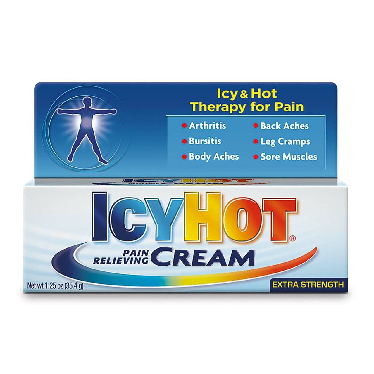 ICY Hot Pain Relieving Cream 1.25 Ounce Extra Strength (37ml) (2 Pack) Icy Hot buy supplements canada