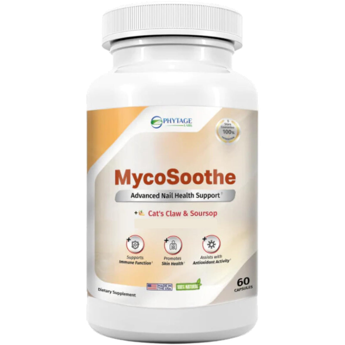 Phytage Labs MycoSoothe Advanced Hair, Skin, Nail & Immunity Support Formula - 60 Capsules Phytage Labs buy supplements canada