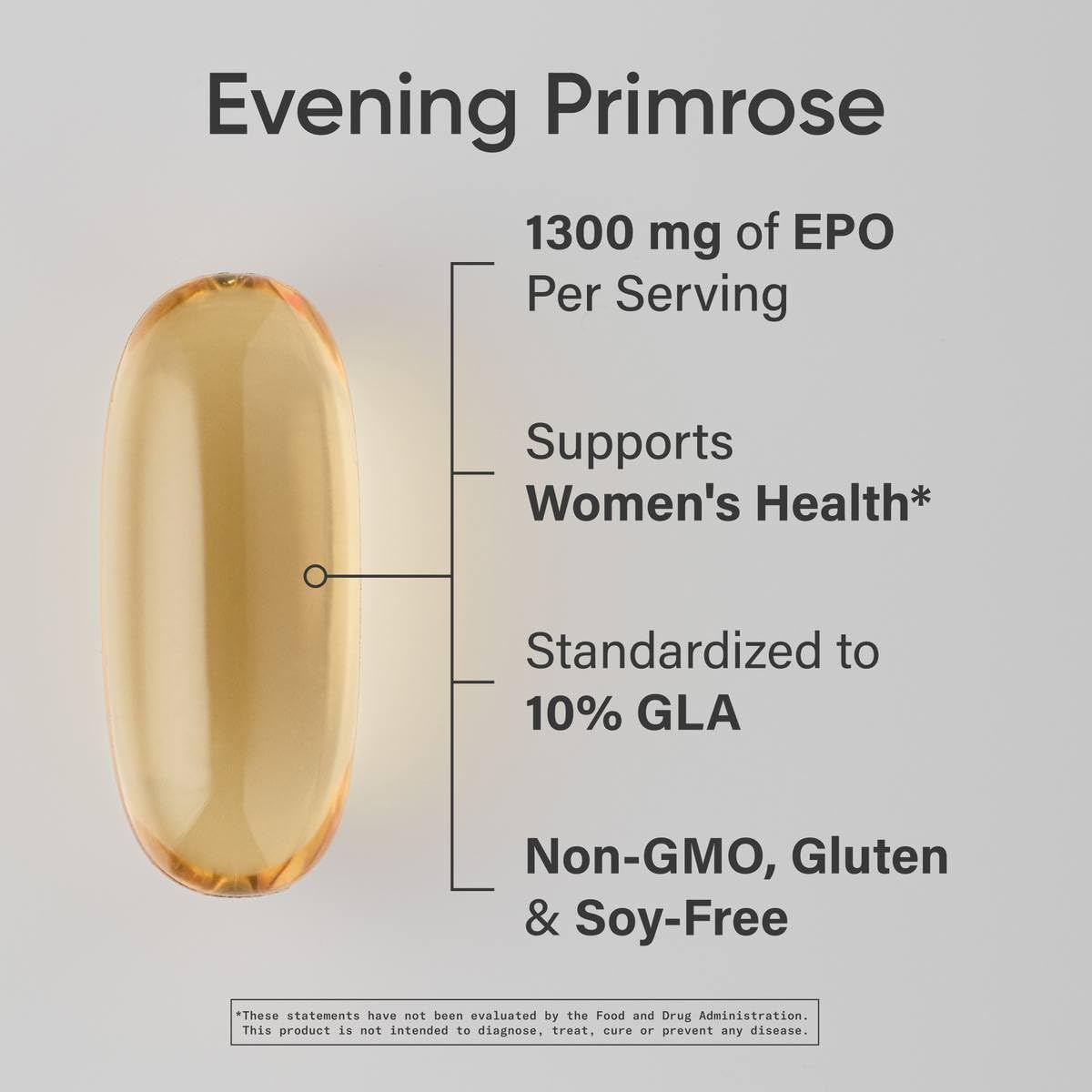 Sports Research Evening Primrose Supplement from Cold Pressed Oil - Softgels for Women’s Health & Skin Health - Gluten Free & Non-GMO GLA - High Potency 1300mg, 120 Count Sports Research buy supplements canada