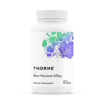 THORNE - Basic Nutrients 2/Day - Comprehensive Daily Multi-Vitamin with Optimal Bioavailability - Vitamin & Mineral Formula - Third-Party Certified THORNE buy supplements canada