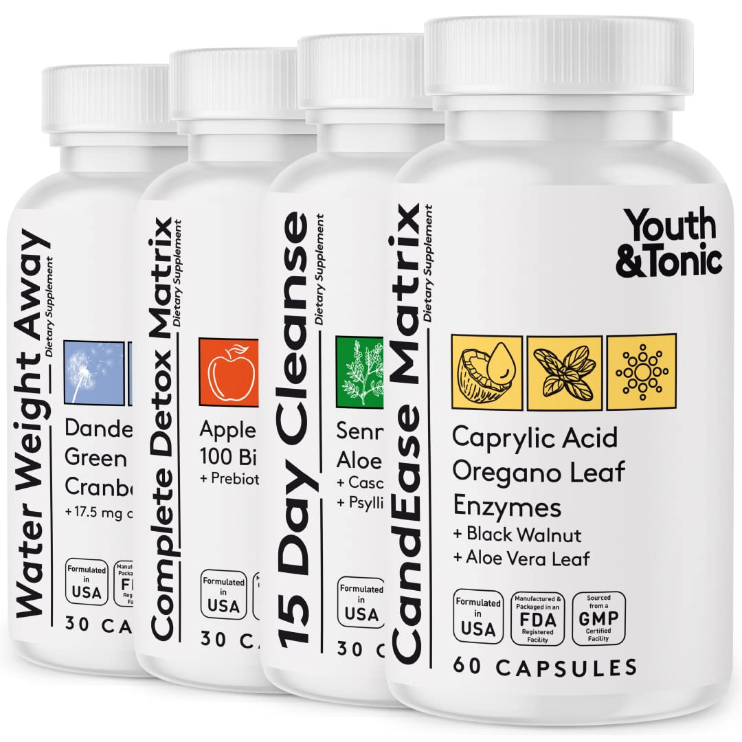 Youth & Tonic Complete Body Detox for Cleanse, Normal Acidity Gut Level and Water Youth & Tonic buy supplements canada