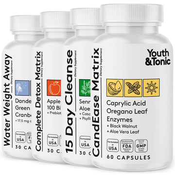 Youth & Tonic Complete Body Detox for Cleanse, Normal Acidity Gut Level and Water Youth & Tonic buy supplements canada
