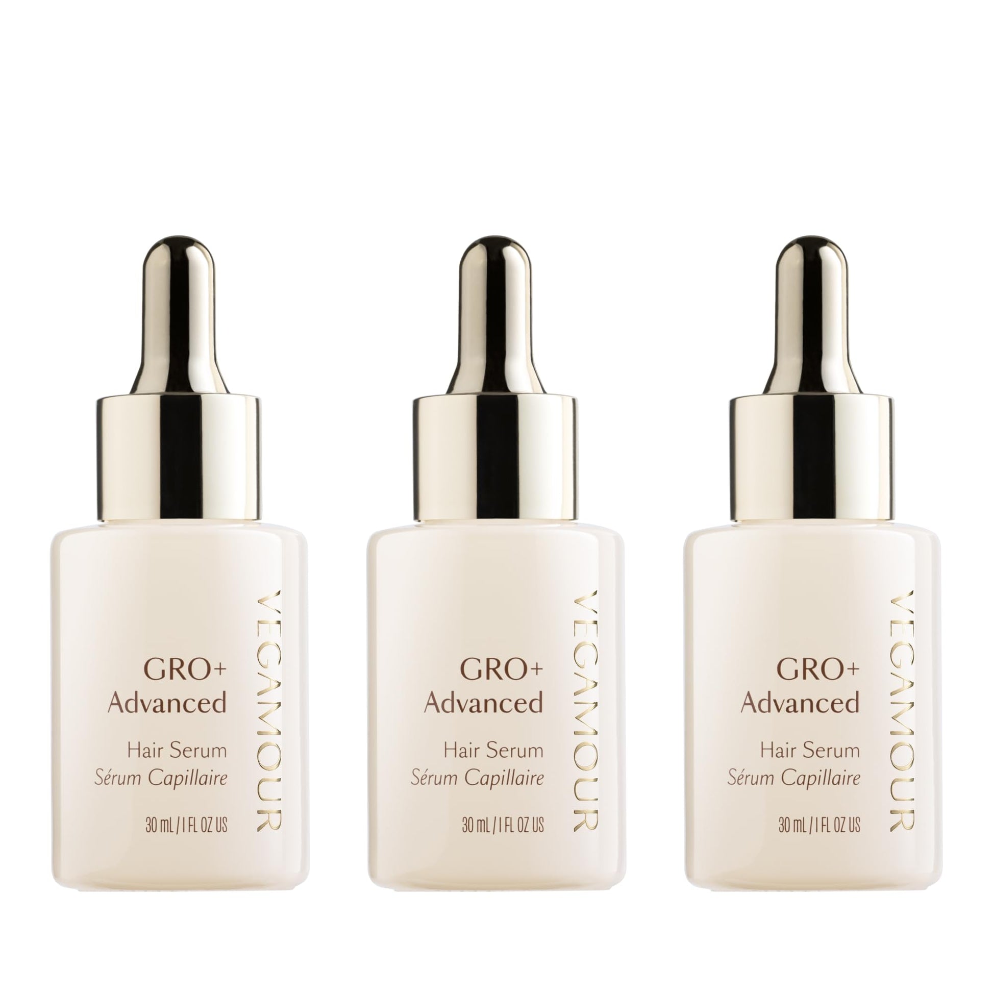 VEGAMOUR GRO+ Advanced Hair Serum for Improving Hair Density, Tonic Reduces Shedding and Promotes a Healthy Scalp, 3 pack VEGAMOUR buy supplements canada