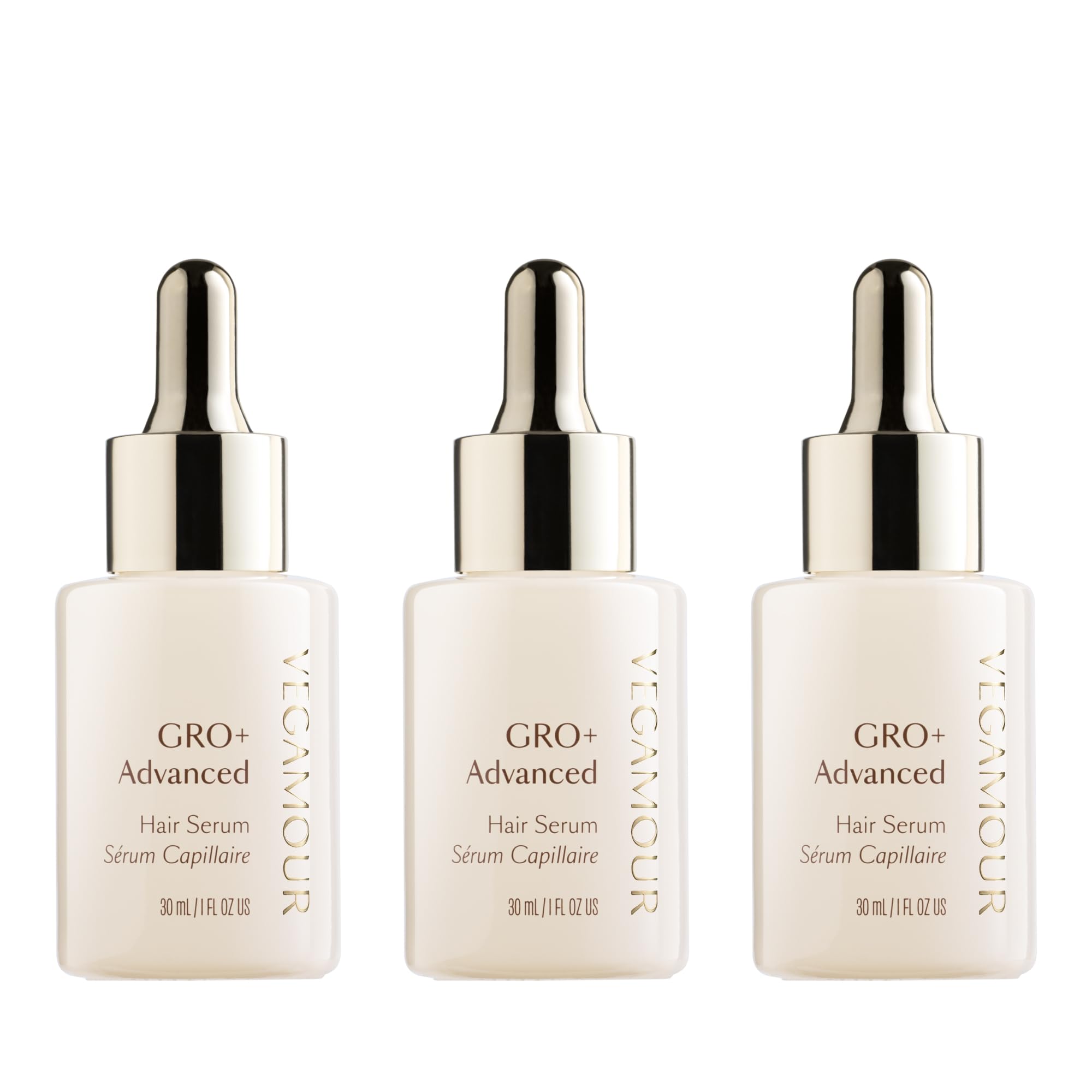 VEGAMOUR GRO+ Advanced Hair Serum for Improving Hair Density, Tonic Reduces Shedding and Promotes a Healthy Scalp, 3 pack VEGAMOUR buy supplements canada
