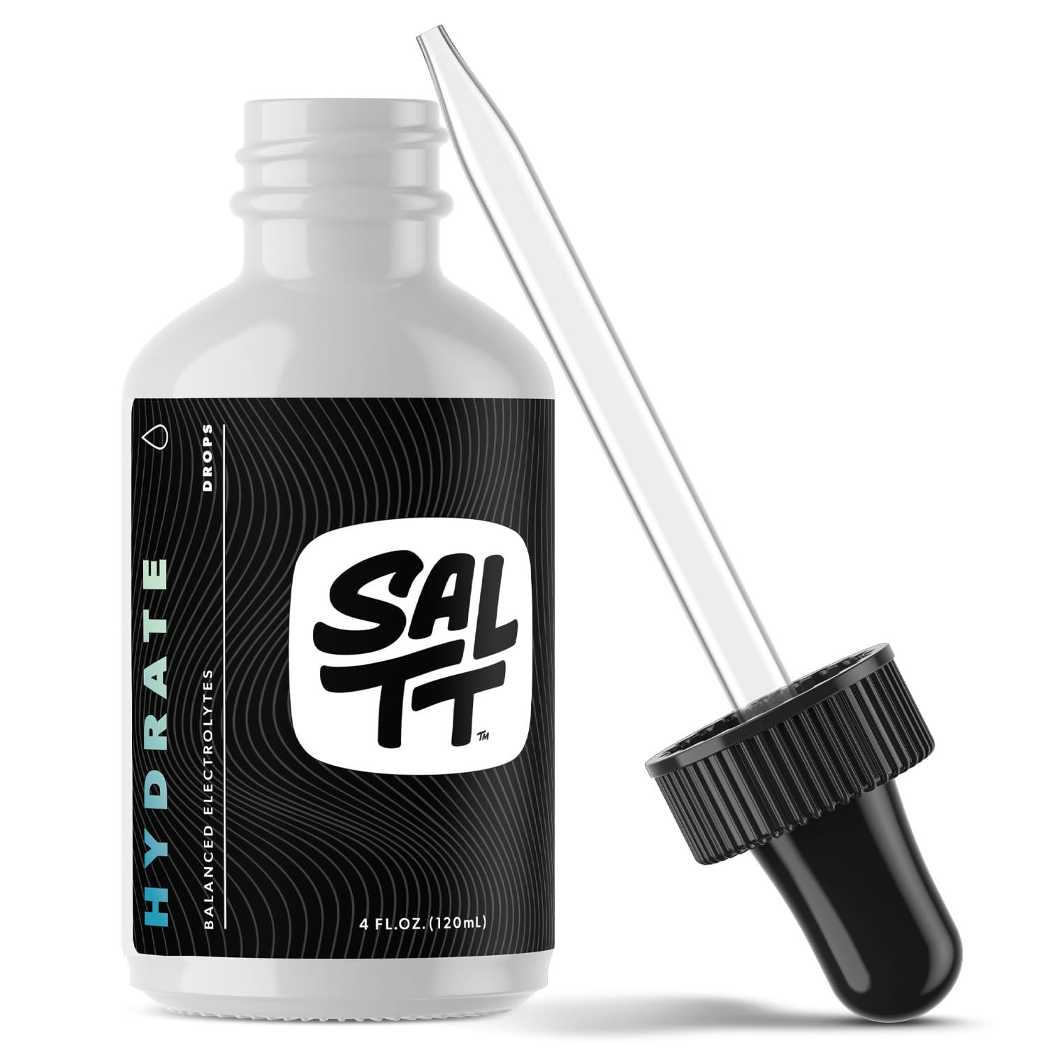 SALTT - Hydrate (4 oz) - Electrolytes Drops - Energy Boost - Sodium, Potassium, Magnesium, Zinc, Copper - Unflavored - Ultra Low Carb - Zero Sugar, Vegan, Keto Chow buy supplements canada