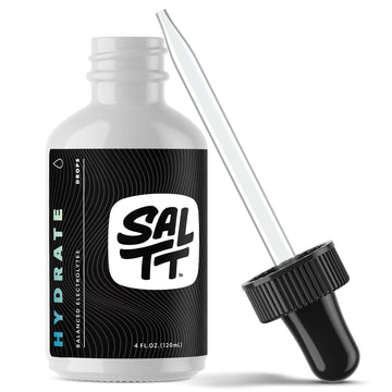 SALTT - Hydrate (4 oz) - Electrolytes Drops - Energy Boost - Sodium, Potassium, Magnesium, Zinc, Copper - Unflavored - Ultra Low Carb - Zero Sugar, Vegan, Keto Chow buy supplements canada