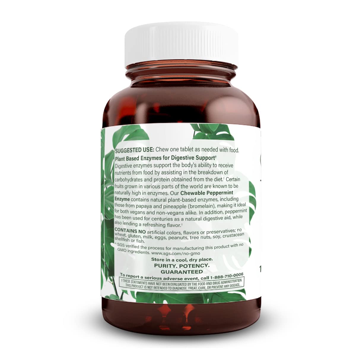 Natural Nutra Chewable Peppermint Digestive Enzyme Supplement, Help to Relieve Gas, Indigestion, and Other Digestive discomforts, Stomach Calmness, Papaya (Papain) Natural Nutra buy supplements canada