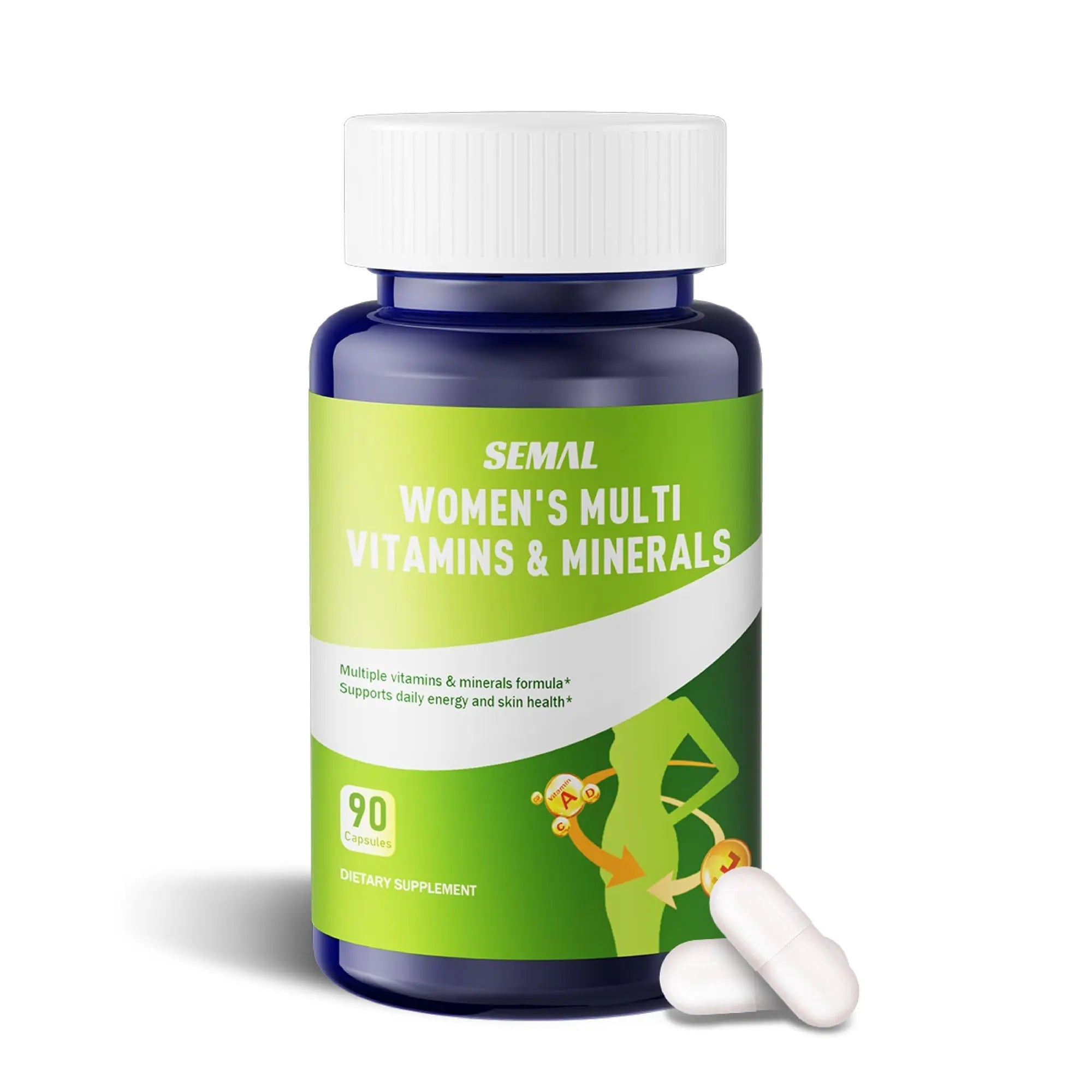 SEMAL Daily Multivitamin & Multimineral Supplement for Women (90 Capsules) SEMAL buy supplements canada
