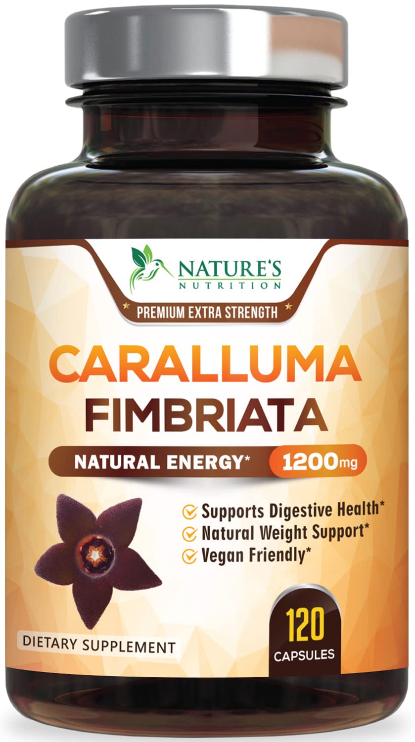 Pure Caralluma Fimbriata Extract Highly Concentrated 1200mg - Natural Endurance Support Nature's Nutrition buy supplements canada