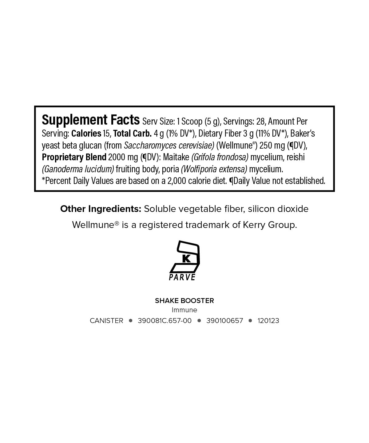 Isagenix Immune Shake Booster - Supports Healthy Immune Function with Wellmune® Beta-Glucans & Mushroom Blend - Unflavored Powder for Easy Mixing - Good Source of Fiber - No Artificial Ingredients Isagenix buy supplements canada