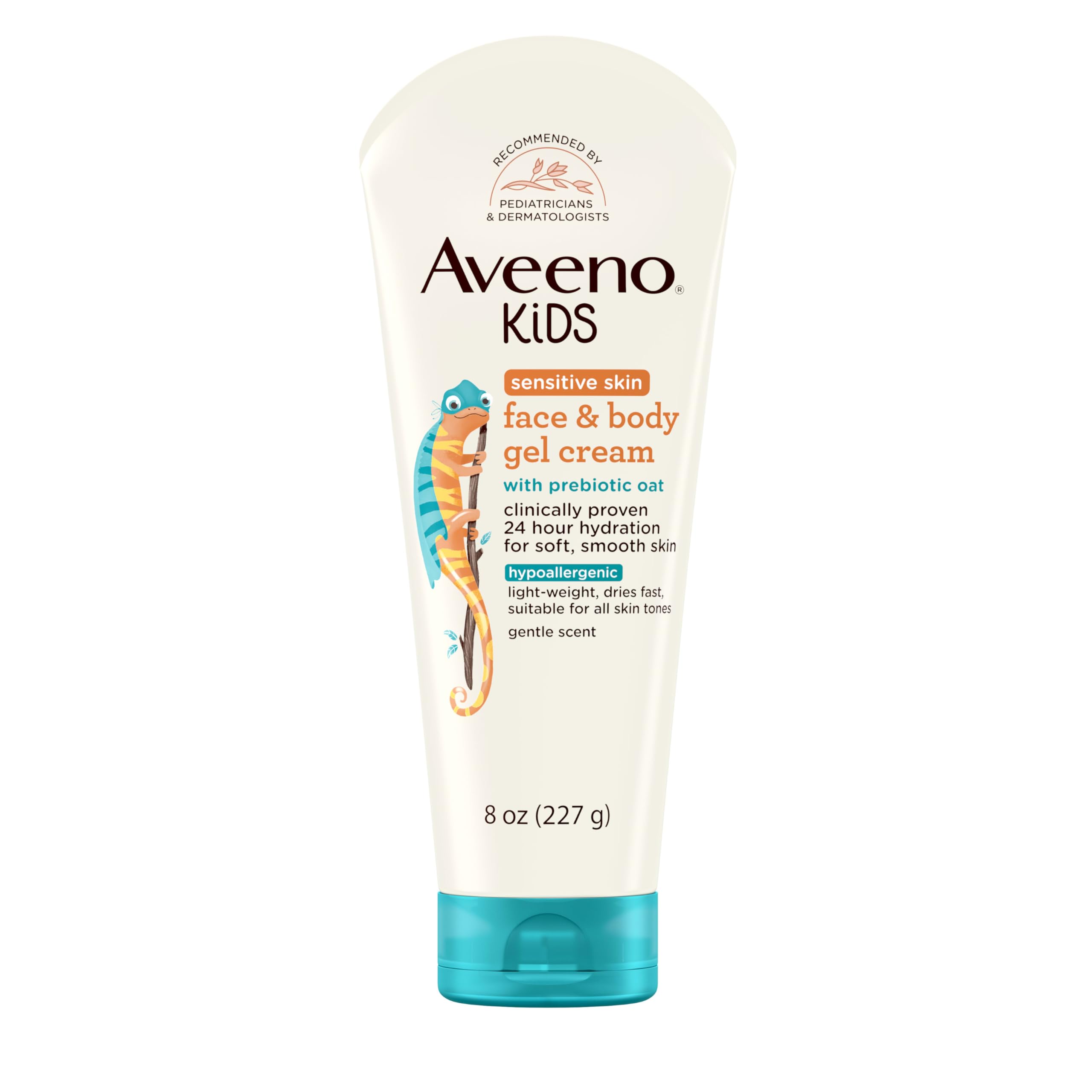 Aveeno Sensitive Skin Face & Body Gel Cream for Kids with Prebiotic Oat, Clinically Proven 24 Hour Hydration for Soft Skin Aveeno Baby buy supplements canada