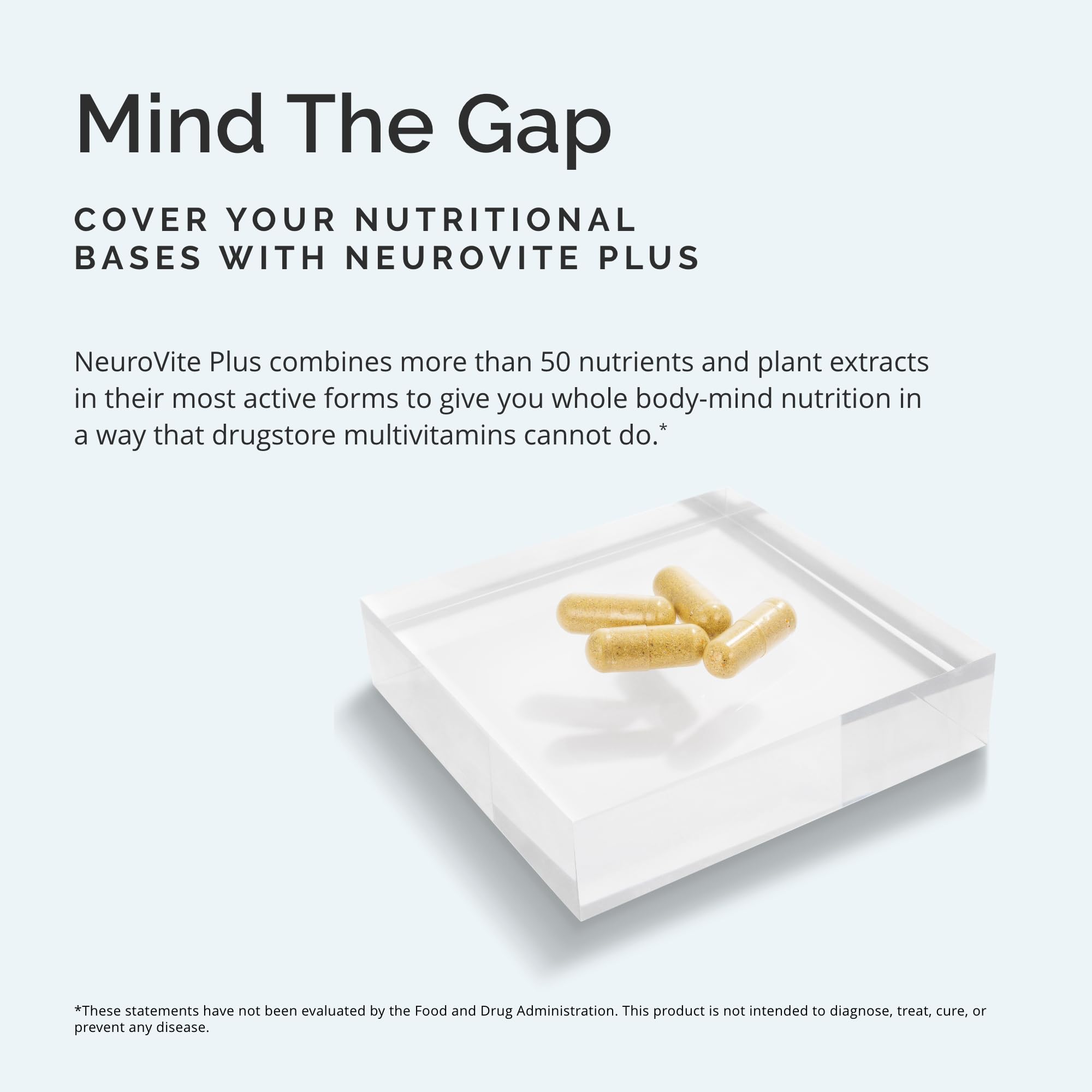 BRAINMD Dr Amen NeuroVite Plus - 120 Capsules - Multivitamin & Mineral Supplement, Enhanced with Phytonutrients, Enzymes & Whole Foods - Gluten Free - 30 Servings BRAINMD buy supplements canada