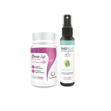 NutraBlast Boric Acid Vaginal Suppositories 600mg (30 Count) w/Intimist Essential Oils Blend Spray (2 fl oz) NutraBlast buy supplements canada