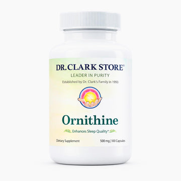 Dr Clark Ornithine Dietary Supplement - Gluten Free, Natural Sleep Aid, Promotes Protein Metabolism, Cleansing and Detoxification, 500mg, 100 Gelatin Capsules Dr Clark Store buy supplements canada