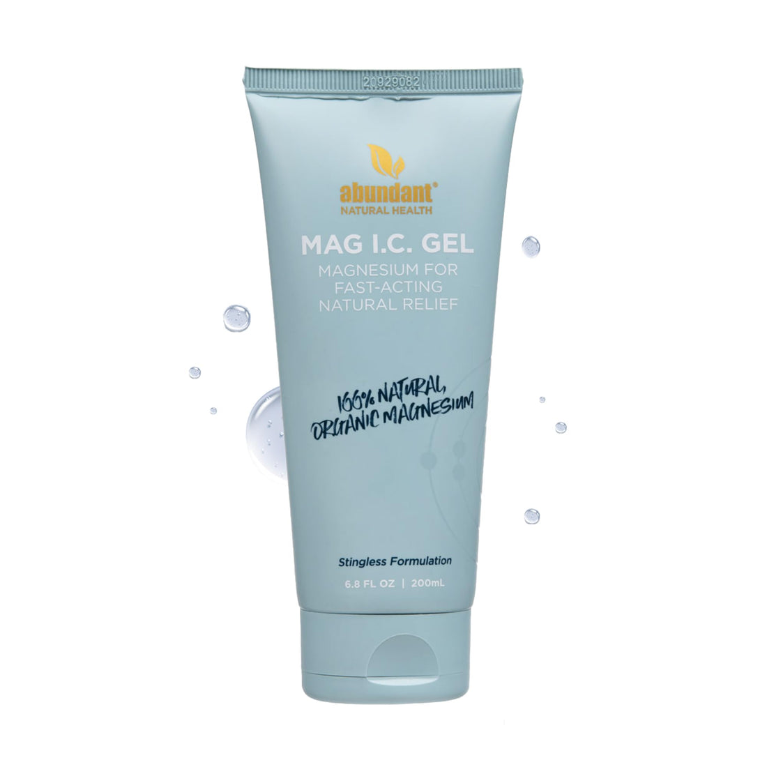 Abundant Natural Health MAG I.C. Magnesium Gel with Cucumber Stem Cells - Fast Muscle Relief, Soothing, Stingless, Safe for Sensitive Skin, Fragrance-Free, 200mL Abundant Natural Health buy supplements canada