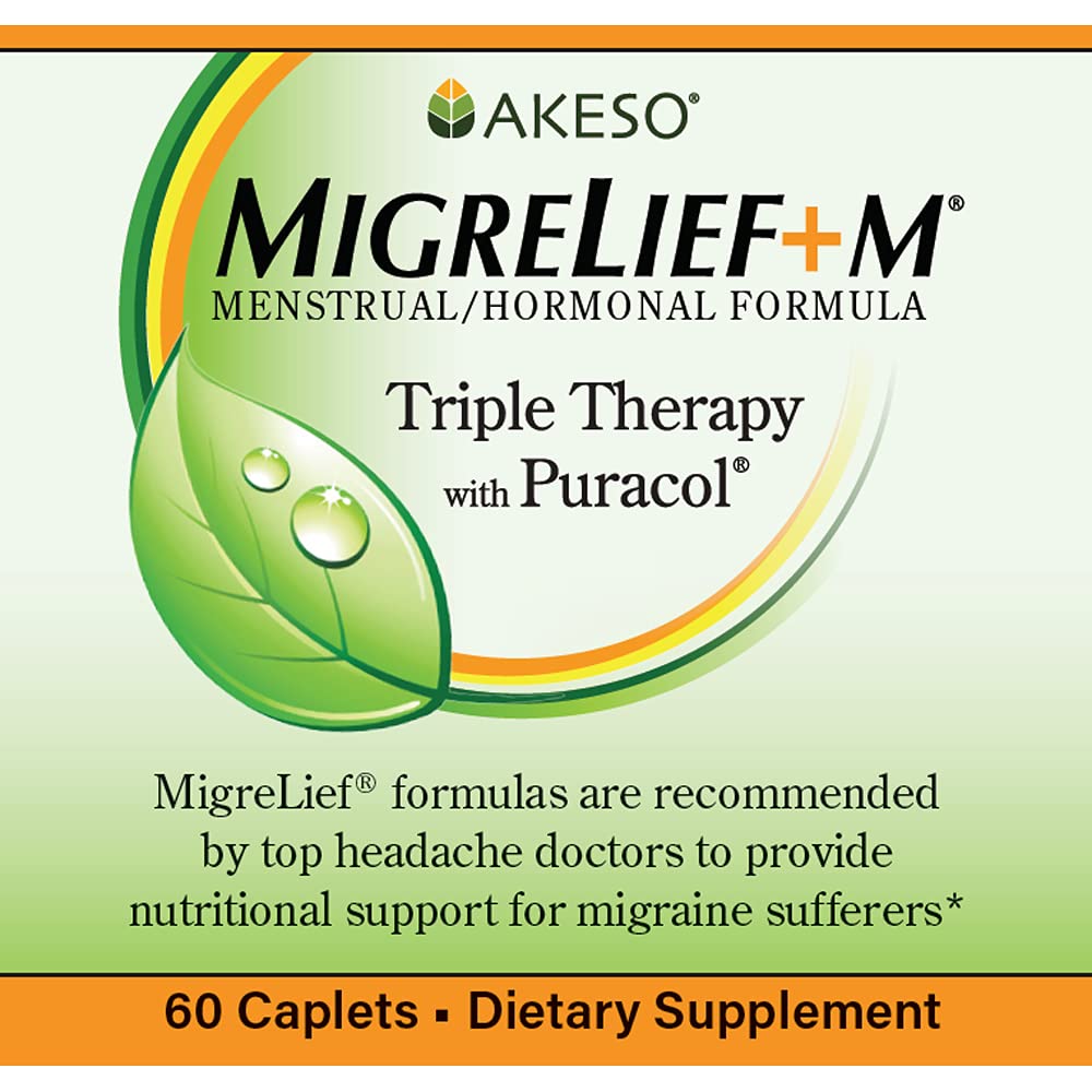MigreLief+M – Advanced Nutritional Support Supplement for Women’s Neurological Health and Head Comfort – 60 Caplets (1-Month Supply) MigreLief buy supplements canada