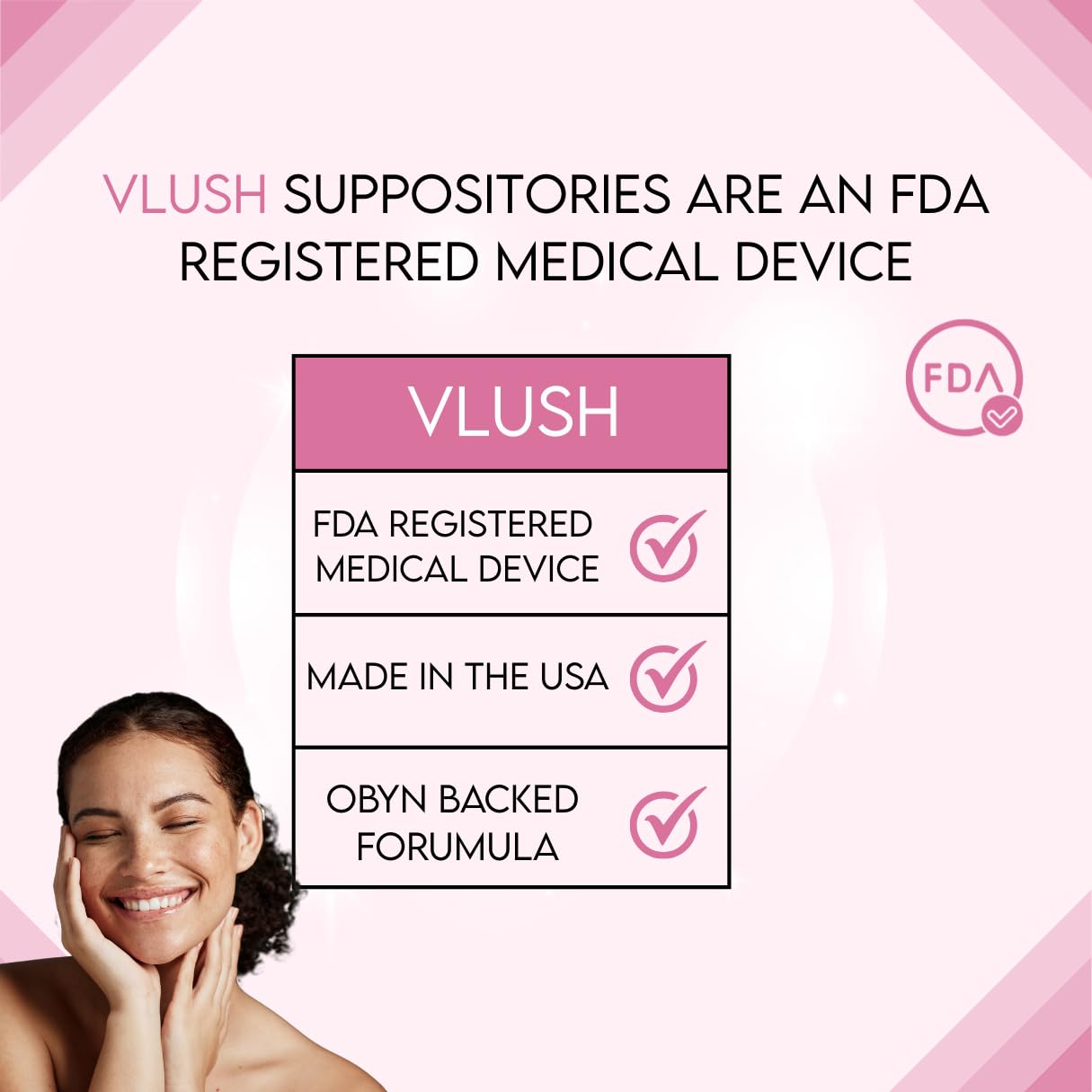 VLUSH Vaginal Moisturizer Suppositories - Deep Hydration with Hyaluronic Acid for Vaginal Dryness, Menopause Support & Daily Comfort, Made in FDA Registered Facility - Hormone-Free (10 Count) VLUSH buy supplements canada