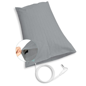 Grounding Pillowcase Silver Fiber Grounding Pillow Case 20 * 30in with Conductive Cord CHIAOCHUTTY buy supplements canada