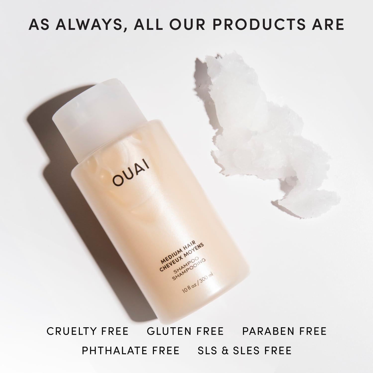 OUAI Medium Shampoo Refill - Hydrating Shampoo with Coconut Oil, Babassu, Kumquat Extract and Keratin - Strengthens, Nourishes and Adds Shine - Paraben, Phthalate and Sulfate Free Hair Care (32 Fl Oz) OUAI buy supplements canada