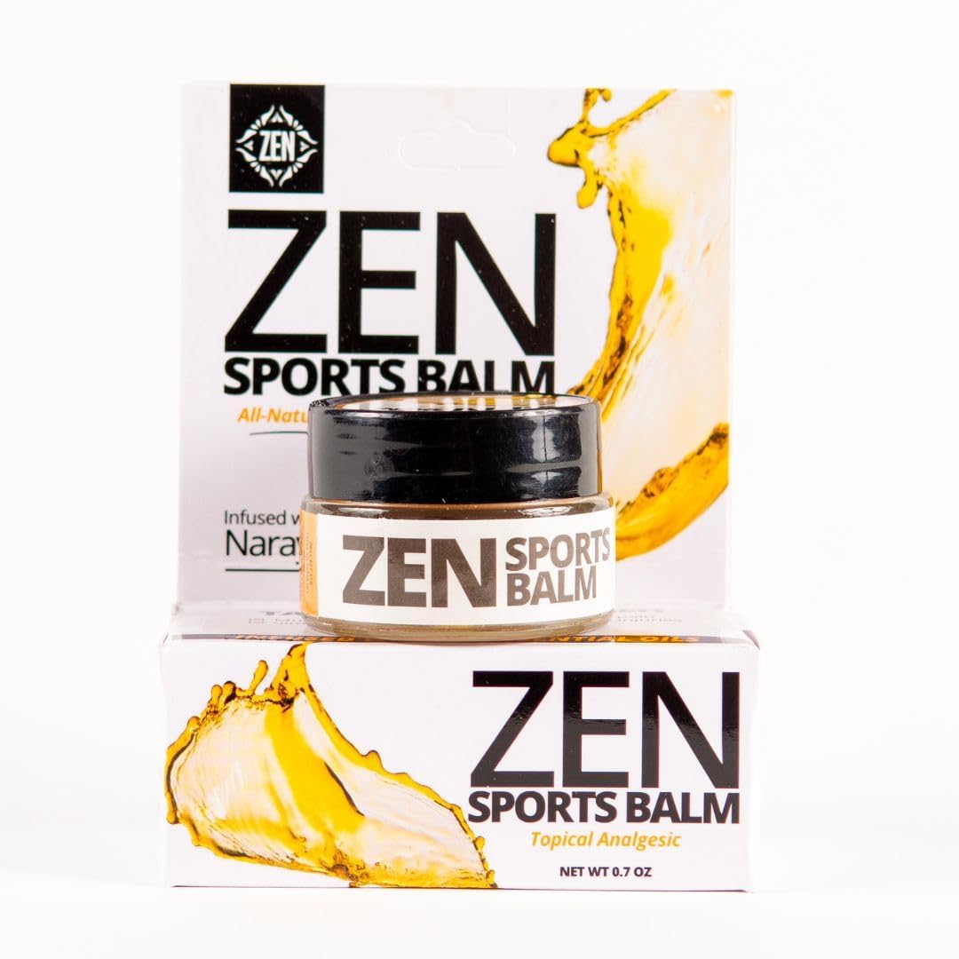 ZEN Sports Balm with Narayani Oil- Cramps, Backaches and Other Workout & Exercise Injuries, Fast-Acting (Pack of 3) ZEN buy supplements canada