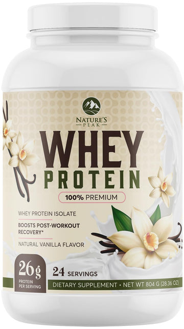 Nature's Protein Powder, 100% Whey Protein Powder Isolate, Immune Support, BCAAs Nature's Peak buy supplements canada