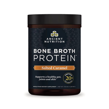 Ancient Nutrition Bone Broth Protein Powder, Salted Caramel, 19g Protein per Serving Ancient Nutrition buy supplements canada