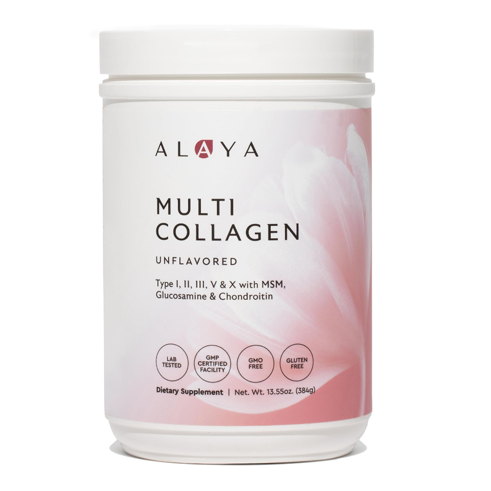 Alaya Multi Collagen Powder - Type I, II, III, V, X Hydrolyzed Collagen Peptides Protein Powder Supplement with MSM Alaya Naturals buy supplements canada