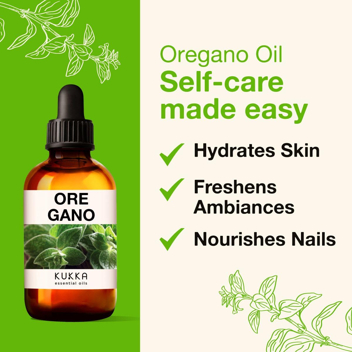 KUKKA Oregano Oils - Natural Oils (4 fl oz) KUKKA essential oils buy supplements canada