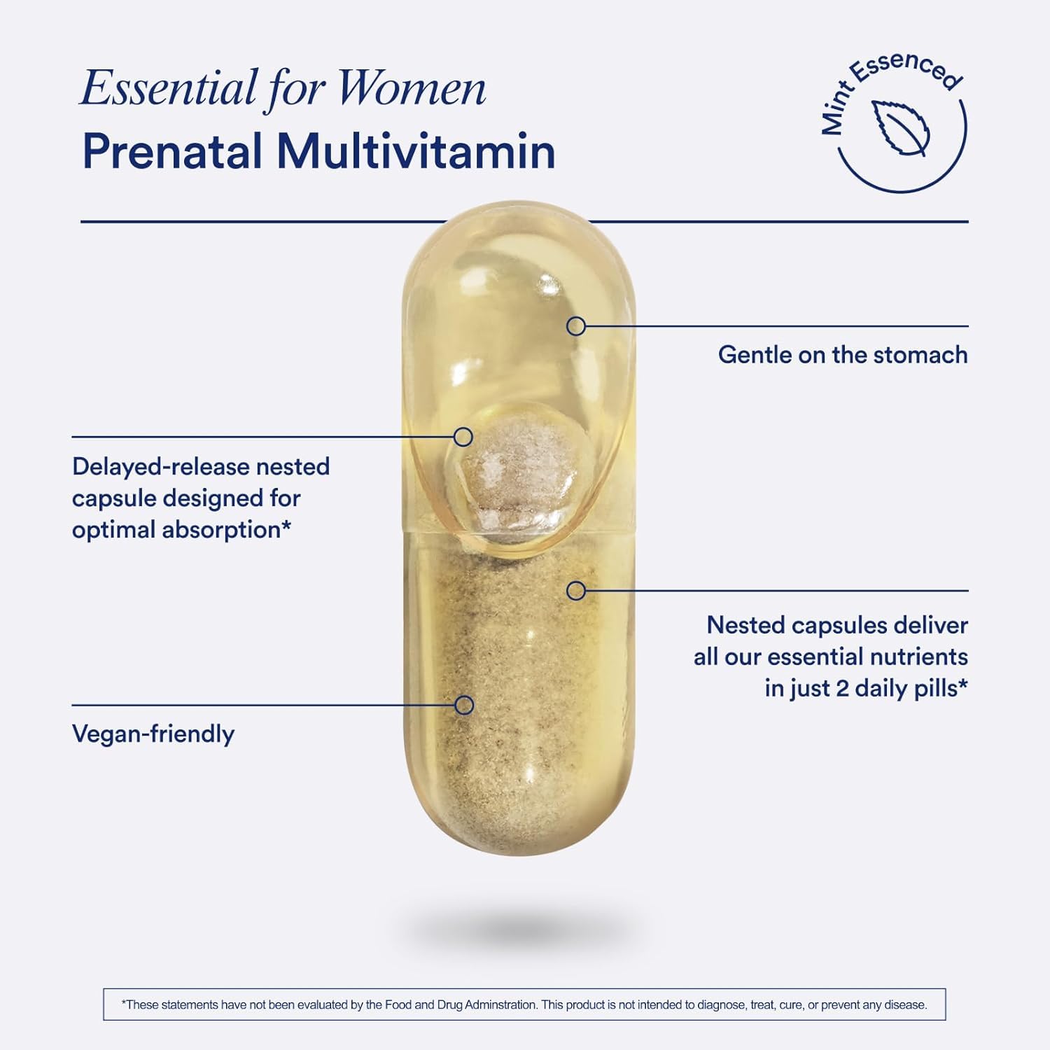 Ritual Prenatal Multivitamin for Women - Key Essential Vitamins and Minerals to Support Mom and Baby During Pregnancy* - Folate, Choline, Omega-3 DHA, Iron Ritual buy supplements canada