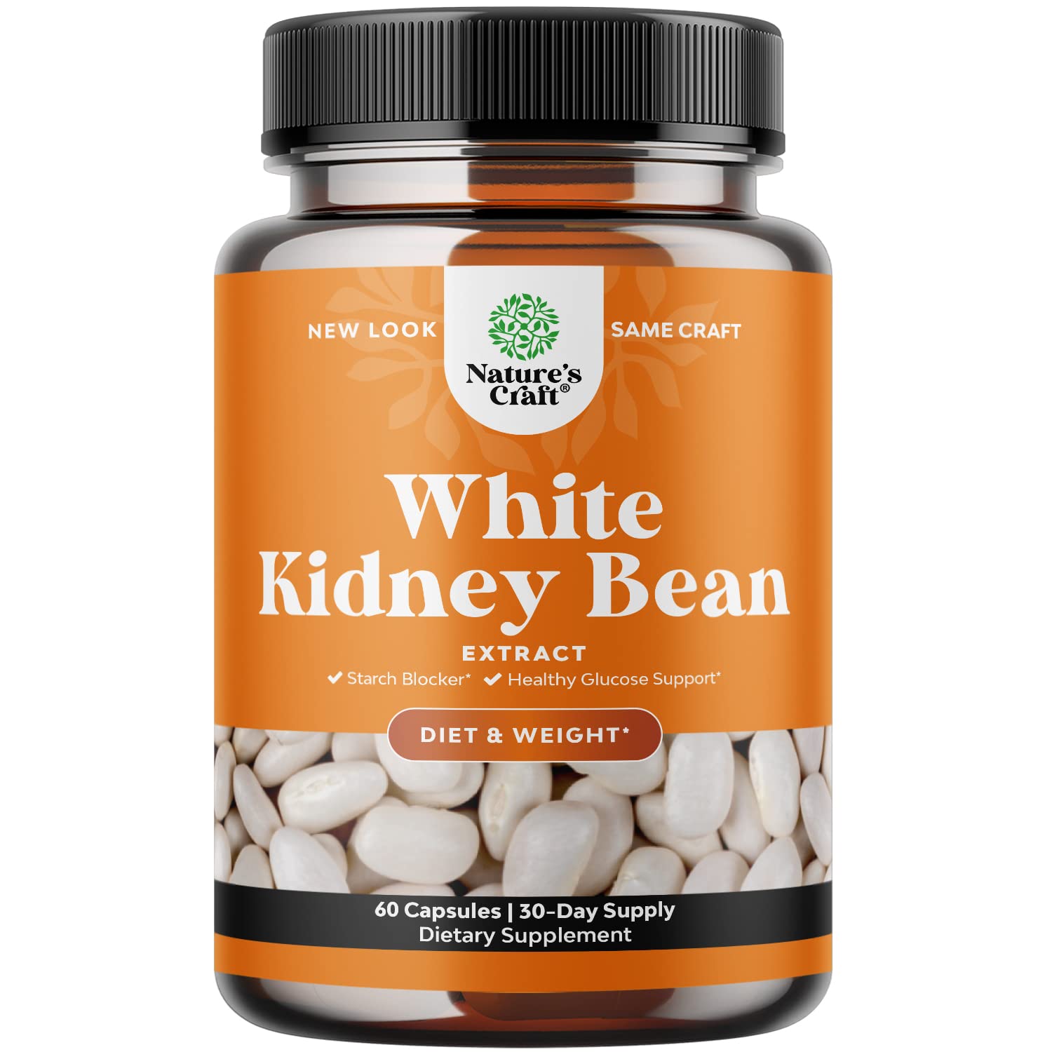 Natural White Kidney Bean Extract - White Kidney Bean Energy Booster AMPK Activator Natures Craft buy supplements canada