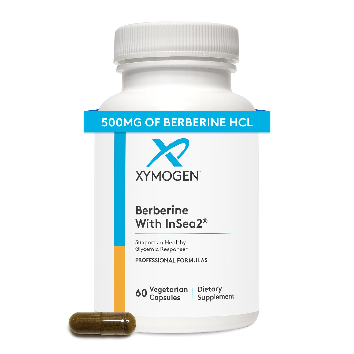 XYMOGEN Berberine with InSea2 - Blend of Polyphenols - Cellular Metabolic & Immune Support - Plant-Based, Gluten-Free & Non-GMO - 60 Capsules XYMOGEN buy supplements canada