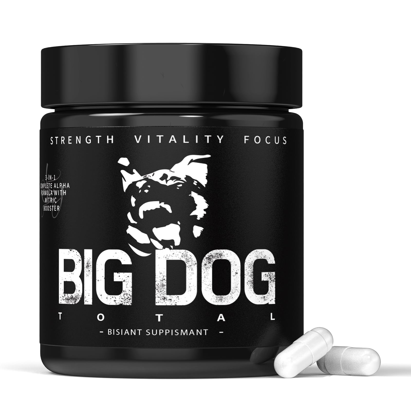Big Dog Total Male 3-in-1 Total Alpha Blend Men’s Must-Have, Non-GMO - Natural Energy & Endurance Support, 60 Count (Big Dog Total - 1Pcs) FMRFMR buy supplements canada