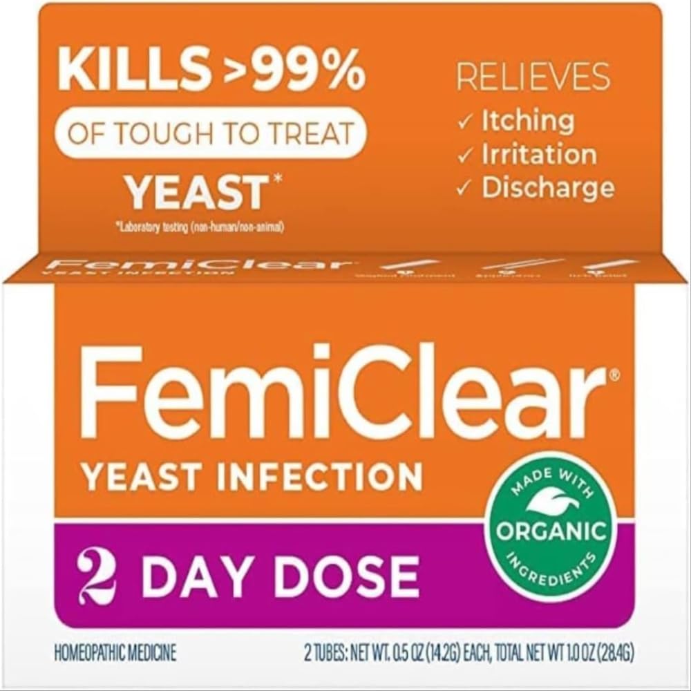 FemiClear 2-Day Dose Yeast Infection and Itch Control Ointment, for Moderate to Intense Symptoms FemiClear buy supplements canada