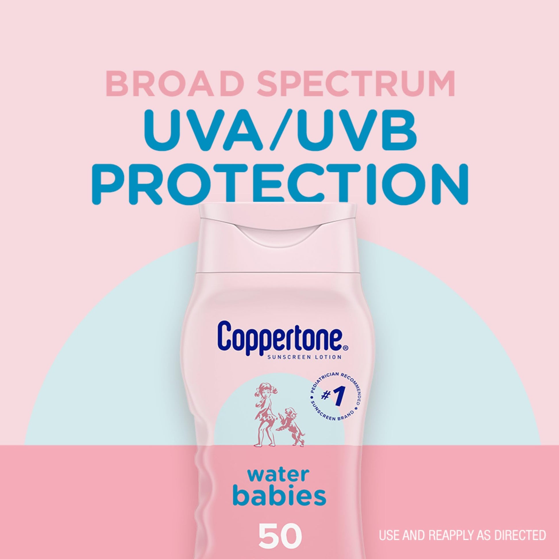 Coppertone WaterBabies Baby Sunscreen Lotion SPF 50, Hypoallergenic Sunscreen for Babies, Water Resistant Coppertone buy supplements canada