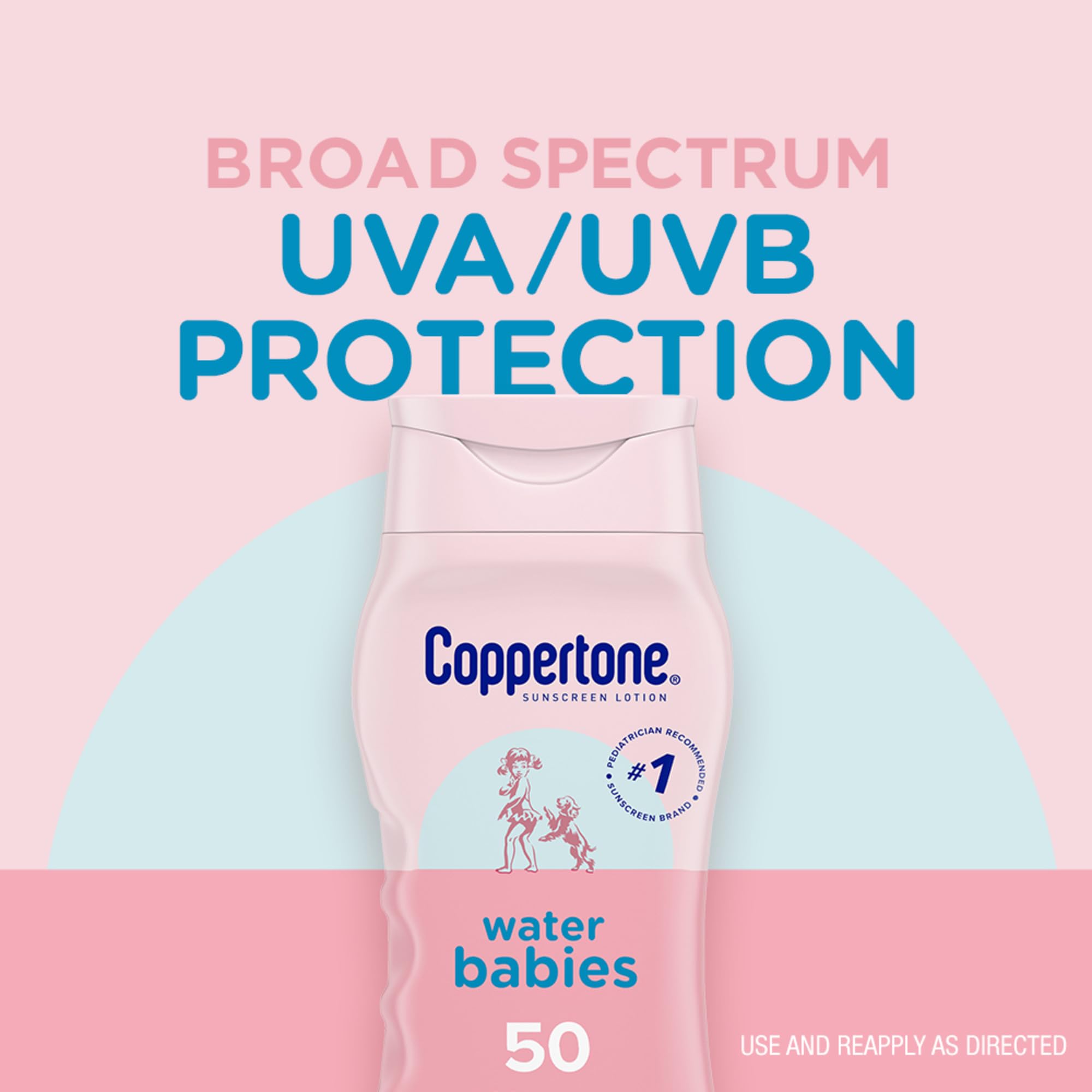 Coppertone WaterBabies Baby Sunscreen Lotion SPF 50, Hypoallergenic Sunscreen for Babies, Water Resistant Coppertone buy supplements canada