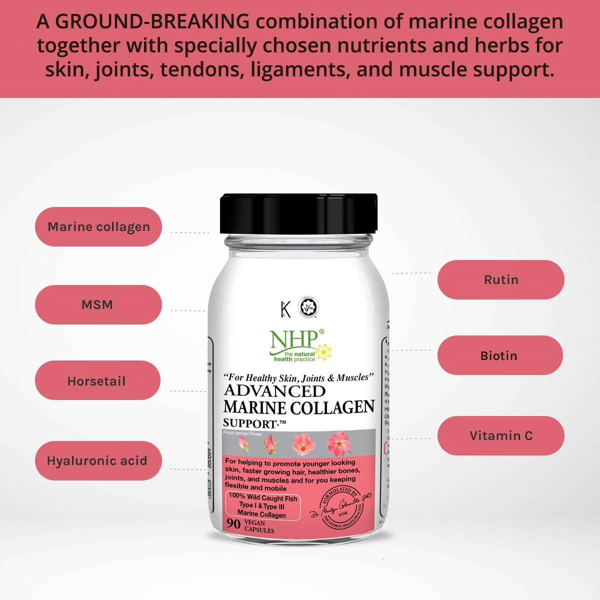 Advanced Marine Collagen Support, specifically Designed to Support Skin NHP The Natural Health Practice buy supplements canada