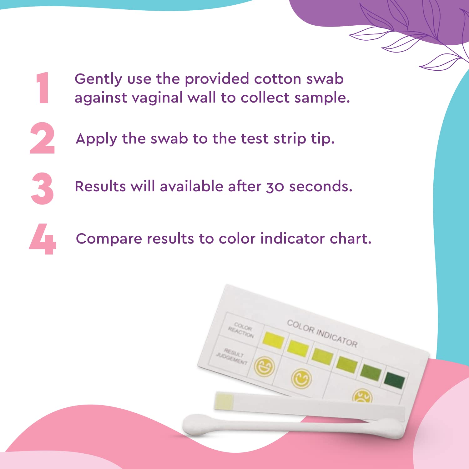 EcoBlossom Vaginal pH Test Strips for Women - Check pH Balance - Monitor Bacterial Vaginosis EcoBlossom buy supplements canada