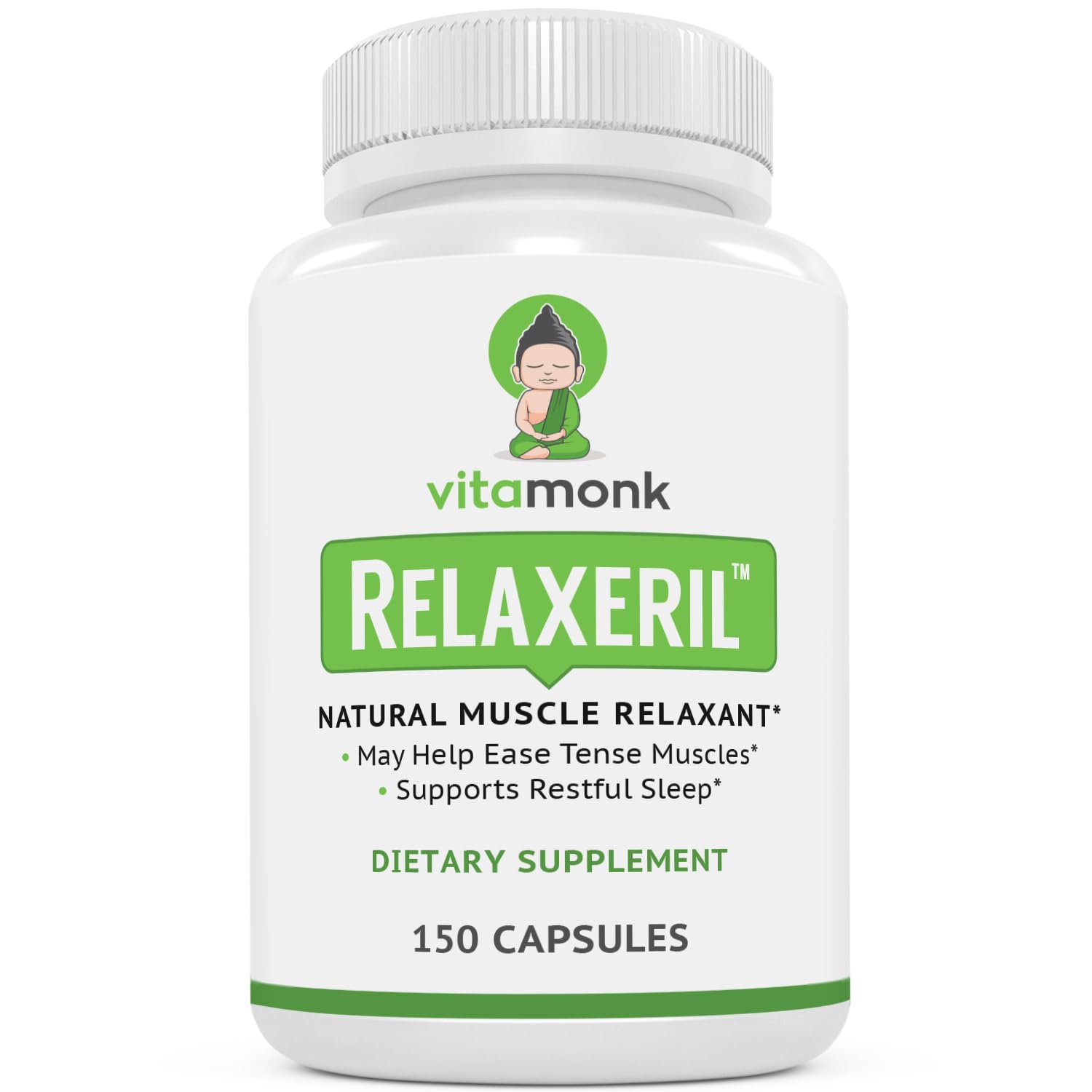 VitaMonk Relaxeril™ All-Natural Muscle Relaxer - Muscle Relaxer Supplement - Complete Muscle Relaxing Formula VitaMonk buy supplements canada