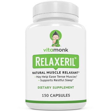 VitaMonk Relaxeril™ All-Natural Muscle Relaxer - Muscle Relaxer Supplement - Complete Muscle Relaxing Formula VitaMonk buy supplements canada