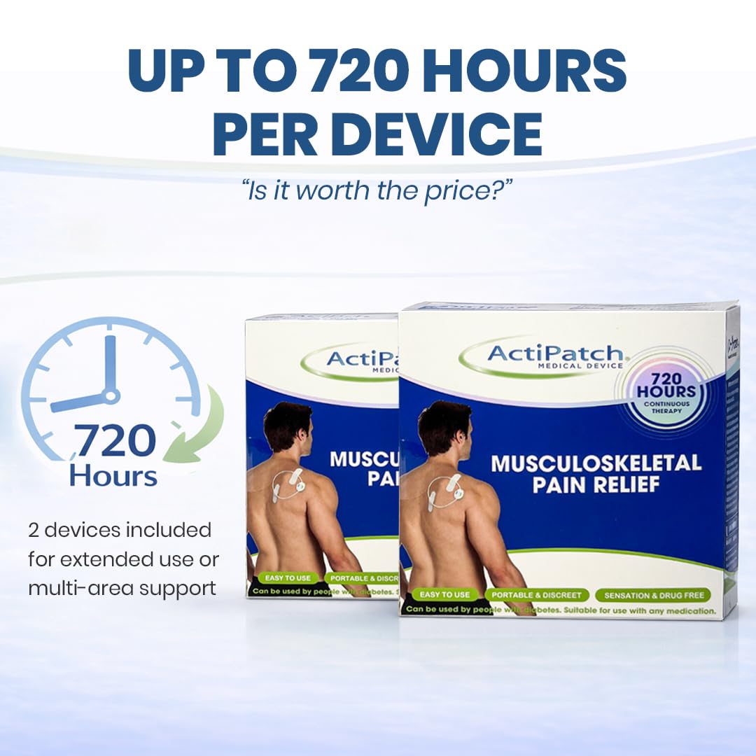 Mint Bucket ActiPatch Wearable Pain-Relief Device, 2-Pack Bundle – Pulsed Shortwave Therapy Loop for Back, Knee, Hip & Joint Discomfort, Long Lasting Leg Pain Relief Product Mint Bucket Brands buy supplements canada