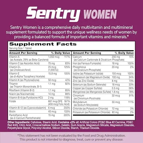 21st Century Sentry Women Multivitamin Tablets, 120 Count 21st Century buy supplements canada