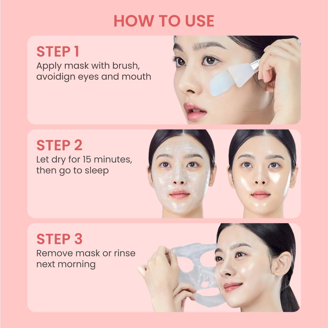 QUIA Collagen Wrapping Mask 75ml - Clinical +92% Firmer Appearance - Overnight Glass Skin Peel Off - Korean Skincare QUIA Beauty buy supplements canada