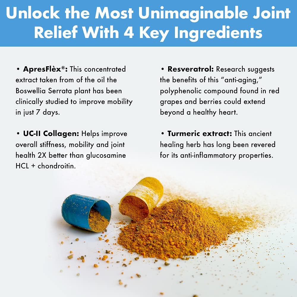 Advanced Joint Support Dietary Supplement with Turmeric, UC•II Collagen, Resveratrol My Store buy supplements canada