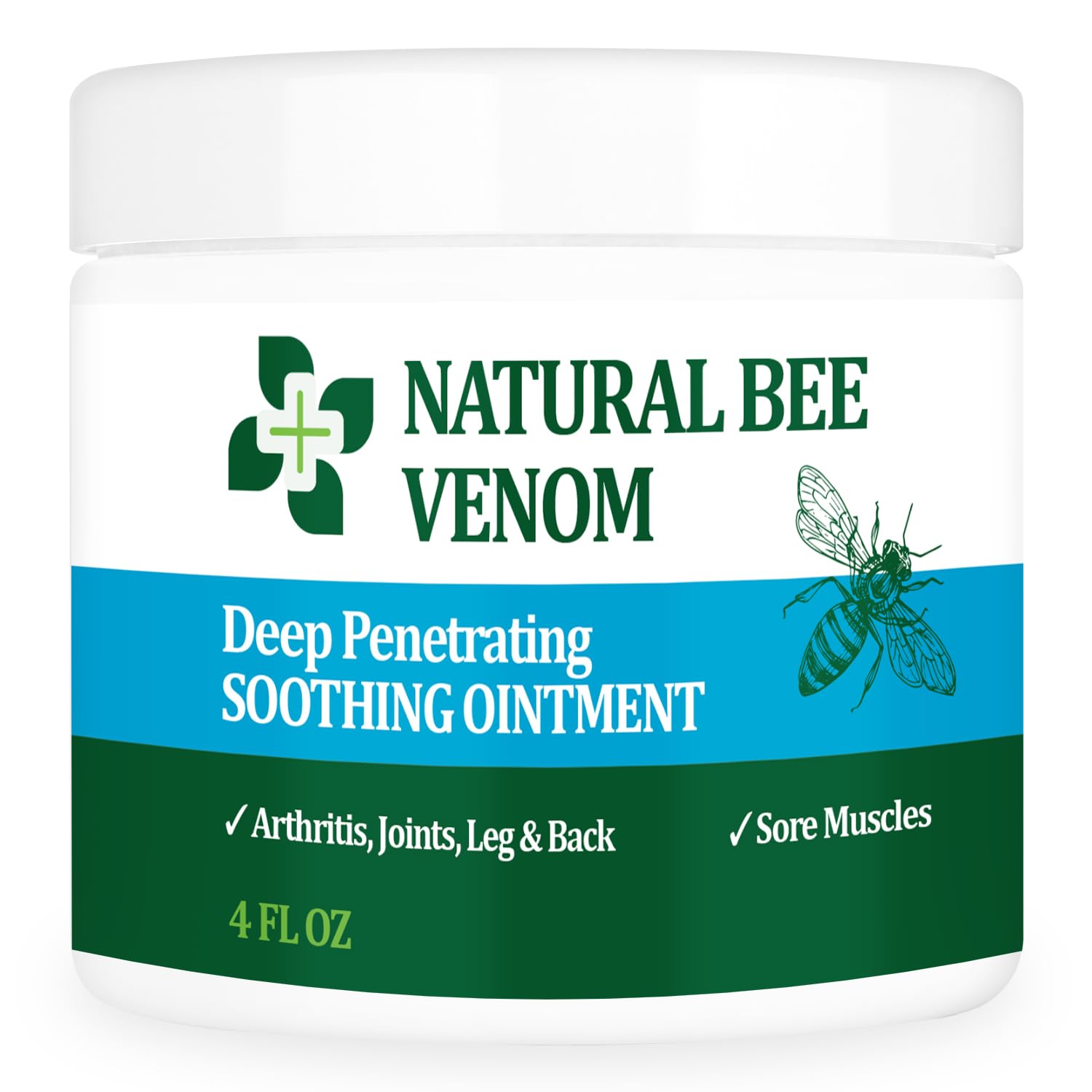 PIBIOOMAP Bee Venom Serum Joint & Muscle & Bone Cream, Pure Natural Ingredients, Fast Acting, Relief Back, Shoulder, Back, Neck, Hands, Elbows, Feet, Leg, Knees, Ankle, for Adults, Elderly PIBIOOMAP buy supplements canada